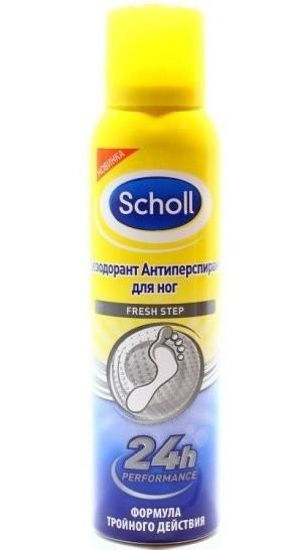 Scholl (Шолл) Дезодорант для ступень проти потовиділення 150 мл
